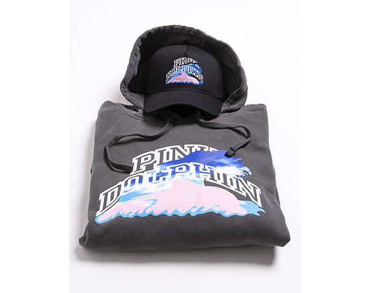 Mikina Pink Dolphin Collegiate Sky Hoodie Grey PS11911CSHGY