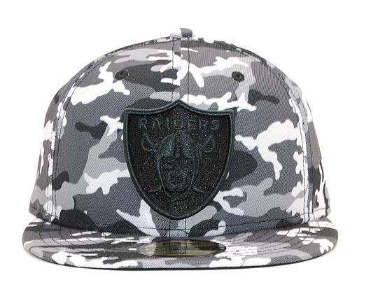 Kšiltovka New Era 59FIFTY Oakland Raiders Camo Black