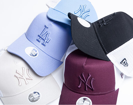 Dámská Kšiltovka New Era 9FORTY A-Frame Trucker New York Yankees Essential Navy/White