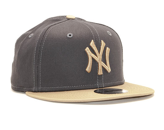 Dětská Kšiltovka New Era 9FIFTY New York Yankees Essential Grey Heather/Camel Youth