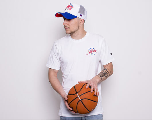 Triko New Era Philadelphia 76ers Script Logo White