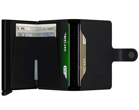 Peněženka Secrid Miniwallet Perforated Black