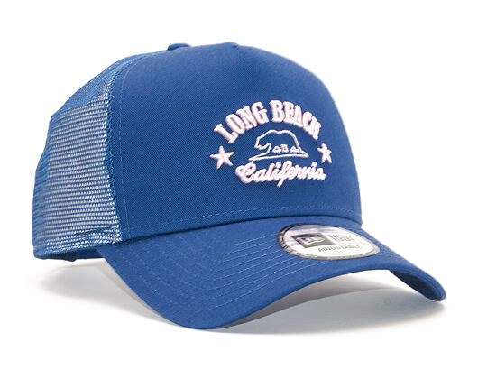 Kšiltovka New Era 9FORTY A-Frame Trucker Long Beach Indigo Dark Blue/Pink