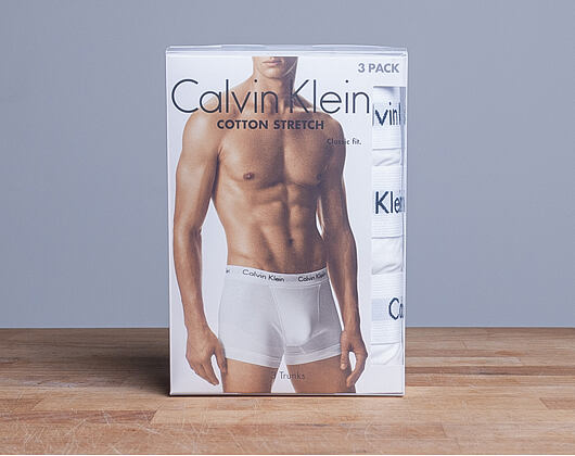 Trenýrky Calvin Klein 3 Pack Trunk 100 White