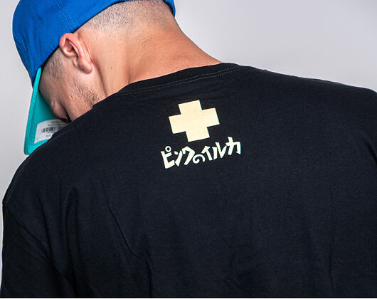 Triko Pink Dolphin Make Waves Black