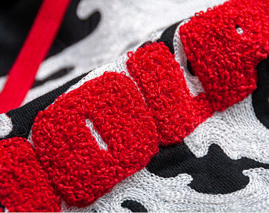 Mikina Pink Dolphin Wave Block Black/Red/White