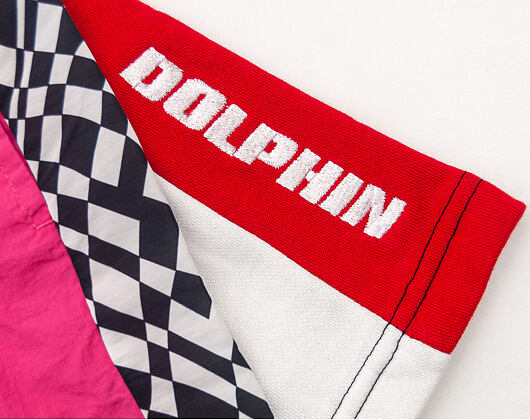 Kraťasy Pink Dolphin Wave Block Black/Red/White