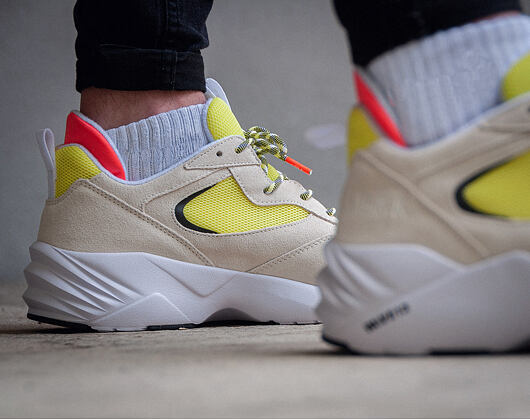 Boty ARKK Kanetyk Suede W13 Off White/Neon Lime EL3802-1137-M