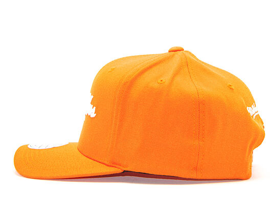 Kšiltovka Mitchell & Ness Pinscript High Crown 110 Flex-Snap Candy Orange Snapback