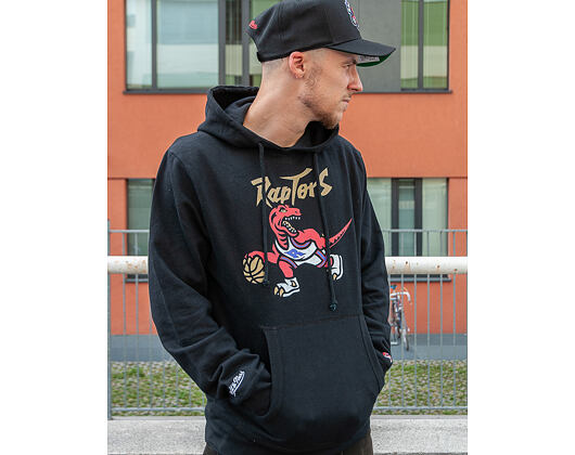 Mikina Mitchell & Ness Toronto Raptors Gold Dribble Black