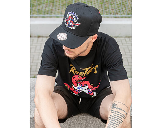 Triko Mitchell & Ness Toronto Raptors Gold Dribble Black