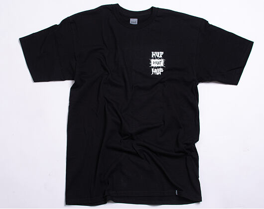 Triko HUF Crust H Black