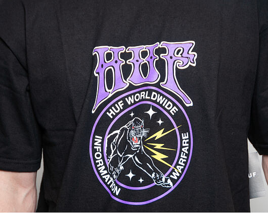 Triko HUF Information Warfare T-Shirt - black