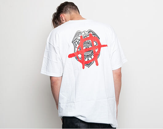 Triko HUF Riot T-Shirt - white