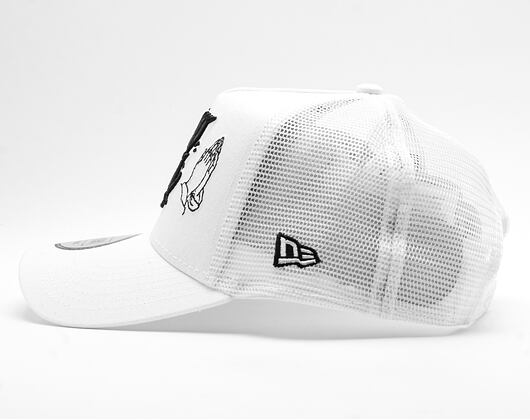 Kšiltovka New Era 9FORTY Trucker Script White / Black Snapback