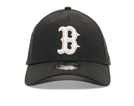 Kšiltovka New Era 9FORTY League Essential Boston Red Sox Black / Stone Strapback