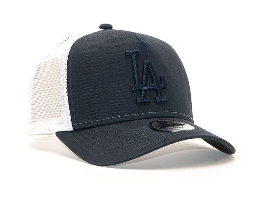 Dětská Kšiltovka New Era 9FORTY Trucker The League Essential Los Angeles Dodgers Youth Navy / White 