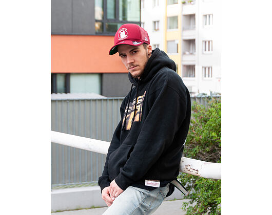 Kšiltovka New Era 9FORTY Trucker Historic Providence Steam Rollers Cardinal Snapback