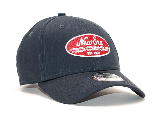 Kšiltovka New Era 9FORTY Oval Logo Navy Strapback