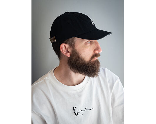 Kšiltovka Kangol Washed Baseball Black