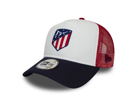 Kšiltovka New Era 9FORTY A-Frame Trucker Athletico Madrid Foam Filled White