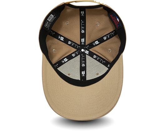 Kšiltovka New Era 9FIFTY New York Yankees Stretch Snap Tonal Wheat/White