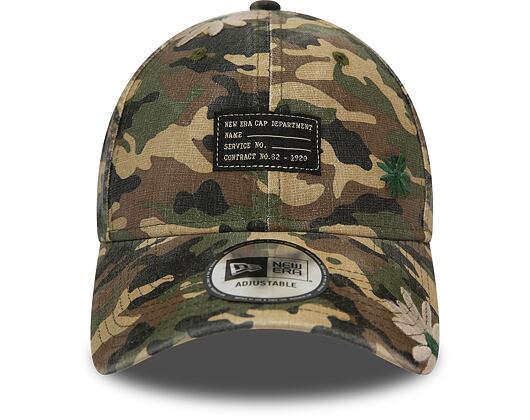 Kšiltovka New Era 9FORTY Military Flower FRG