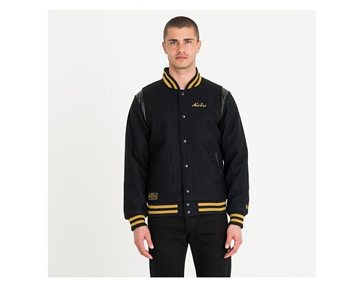 Bunda New Era Heritage Varsity Black