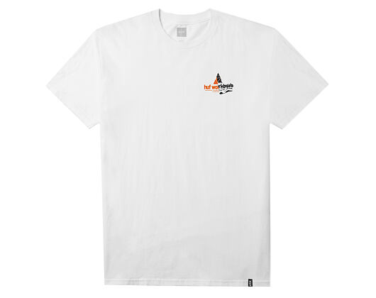 Triko HUF Giga Melt Tee White