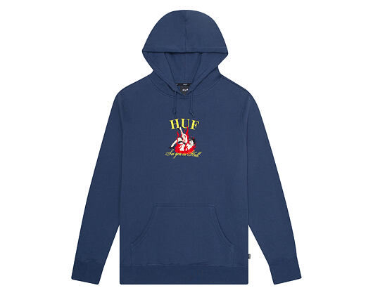 Mikina HUF See You In Hell Insignia Blue