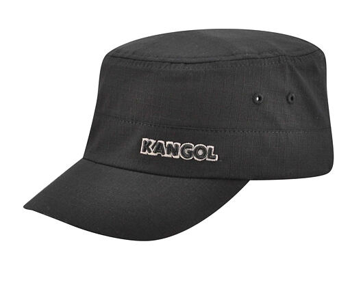 Kšiltovka Kangol - Ripstop Army Cap - Black
