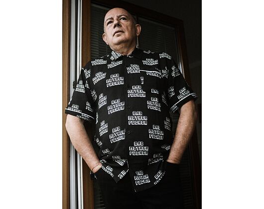 Košile HUF Pulp Fiction Bad MF Hemd Black