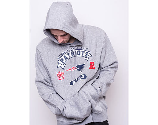 Mikina New Era New England Patriots Graphic Po Hoodie