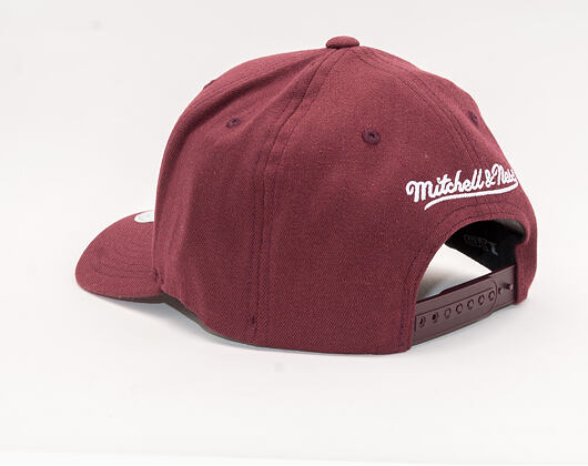 Kšiltovka Mitchell & Ness 230 Pinscript Burgundy