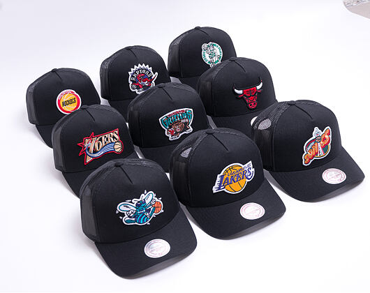 Kšiltovka Mitchell & Ness Los Angeles Lakers 602 Team Logo Classic Trucker