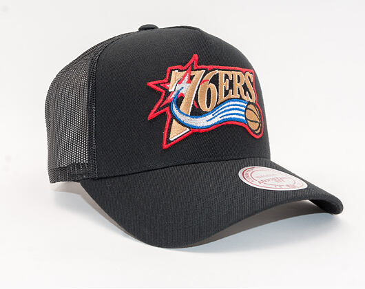 Kšiltovka Mitchell & Ness Philadelphia 76ers 602 Team Logo Classic Trucker