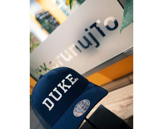 Kšiltovka Mitchell & Ness Duke Blue Devils 662 Wordmark Trucker
