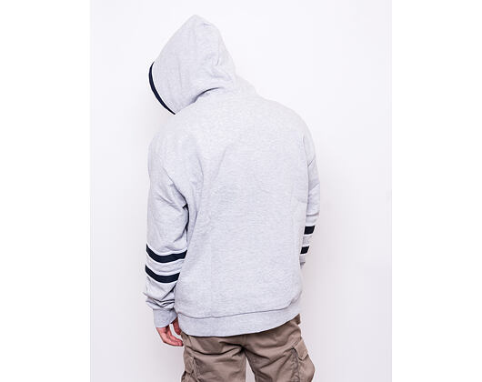 Mikina Karl Kani Signature Block Hoodie Grey/Navy/White