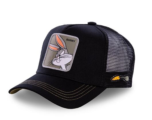 Kšiltovka Capslab Trucker - Looney Tunes - Bugs Bunny - Black