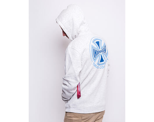 Mikina Independent Spectrum Truck Co Hood Athletic Heather