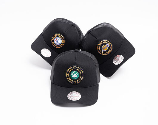 Kšiltovka Mitchell & Ness Boston Celtics 631 Hickory Black Trucker