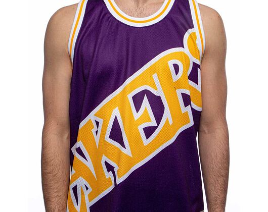 Dres Mitchell & Ness tank top Los Angeles Lakers purple Big Face Jersey