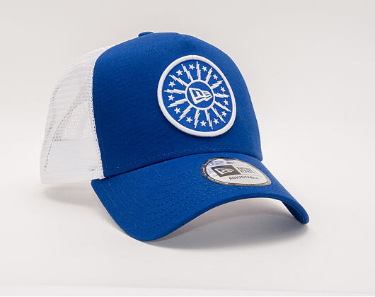Kšiltovka New Era 9FORTY Trucker USA Patch Blue