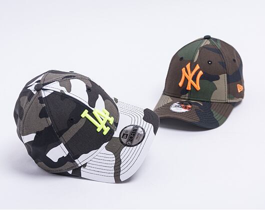 Dětská kšiltovka NEW ERA 940K MLB Camo essential kids Los Angeles Dodgers