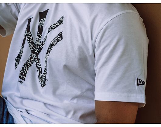 triko NEW ERA MLB Paisley print monochrome tee NEYYAN