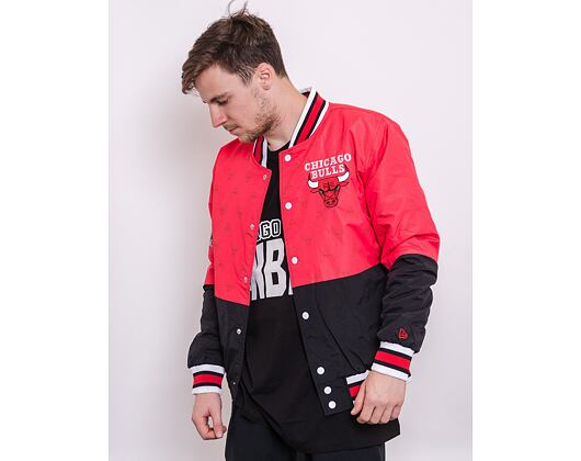 Bunda New Era NBA Bomber Chicago Bulls Front Door Red