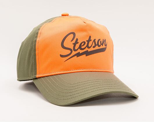 Kšiltovka Stetson A-Frame Cap Olive Green/Orange 7755101