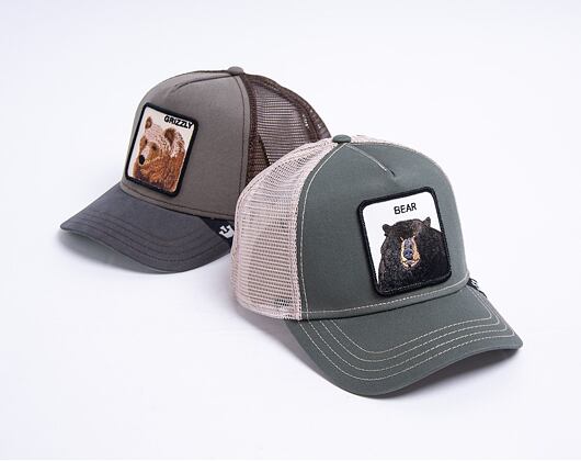 Kšiltovka Goorin - Trucker Drew Bear - Olive