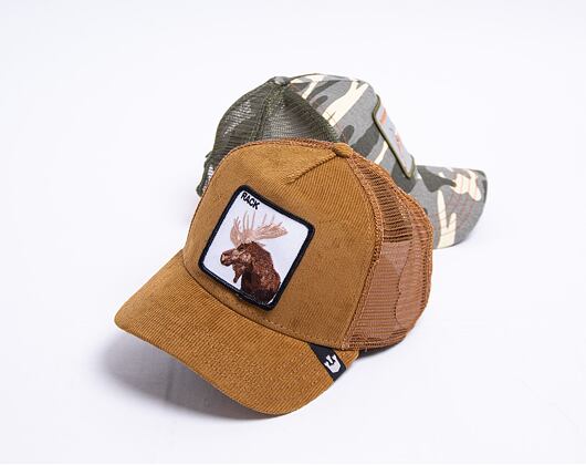 Kšiltovka Goorin - Trucker Moose Head - Whiskey