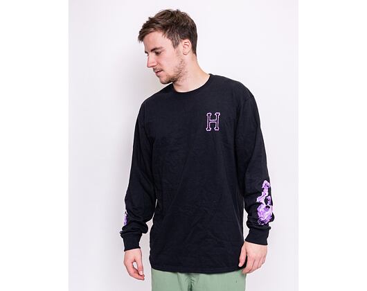 Triko S Dlouhým Rukávem HUF Screw Head Classic H Black